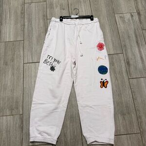 Free people x kids worldwide collaboration sweatpants
